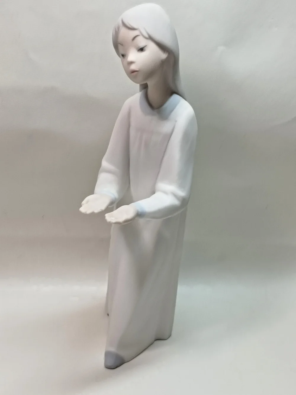 Lladró Mattel Porcelain Figurine Girl in White Dress